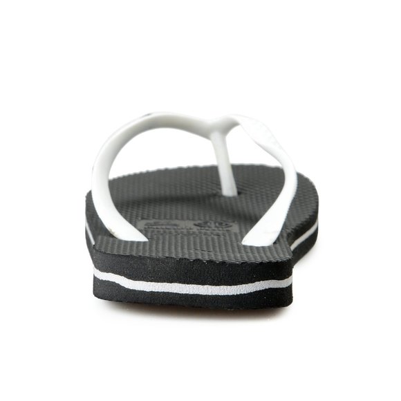 Philipp Plein Black/White Rubber Logo Print Flip Flops Shoes main image 1